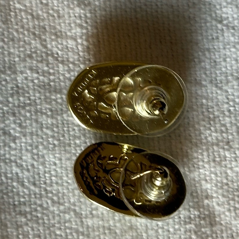 Kendra Scott Gold Textured Earrings